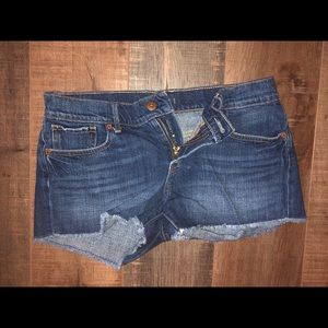 Lucky brand cut off jean shorts
